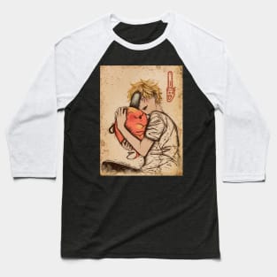 Chainsaw devil Baseball T-Shirt